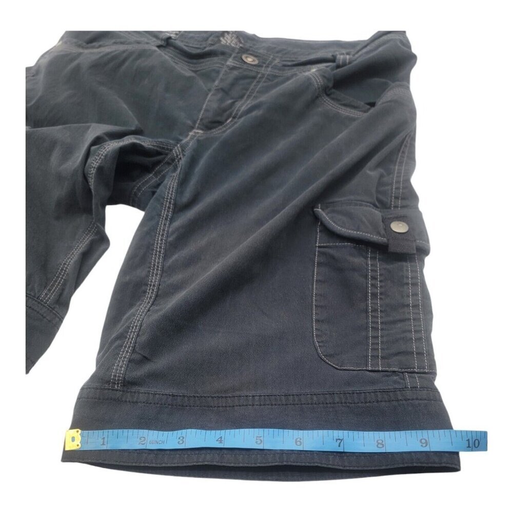 Kuhl Shorts Women 6 Black Splash 11" Bermuda Cargo Gorpcore Utility Military - Picture 3 of 9
